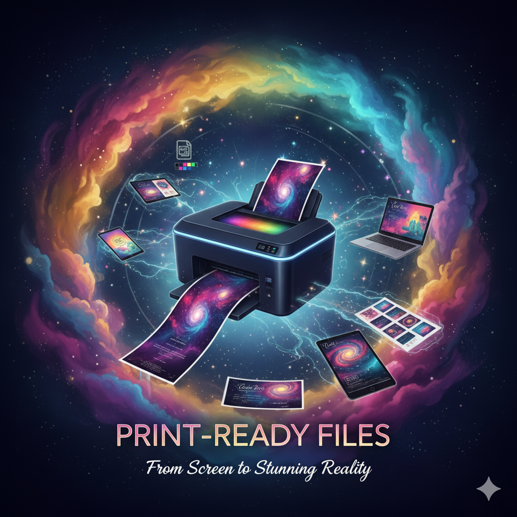 High-resolution print layouts